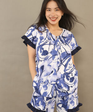 Bộ dún bèo xanh loang